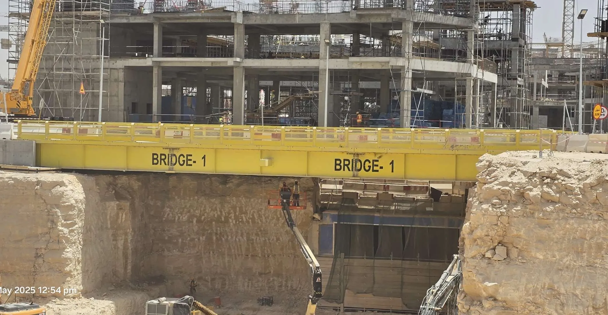 Temporary Bridge Relocation